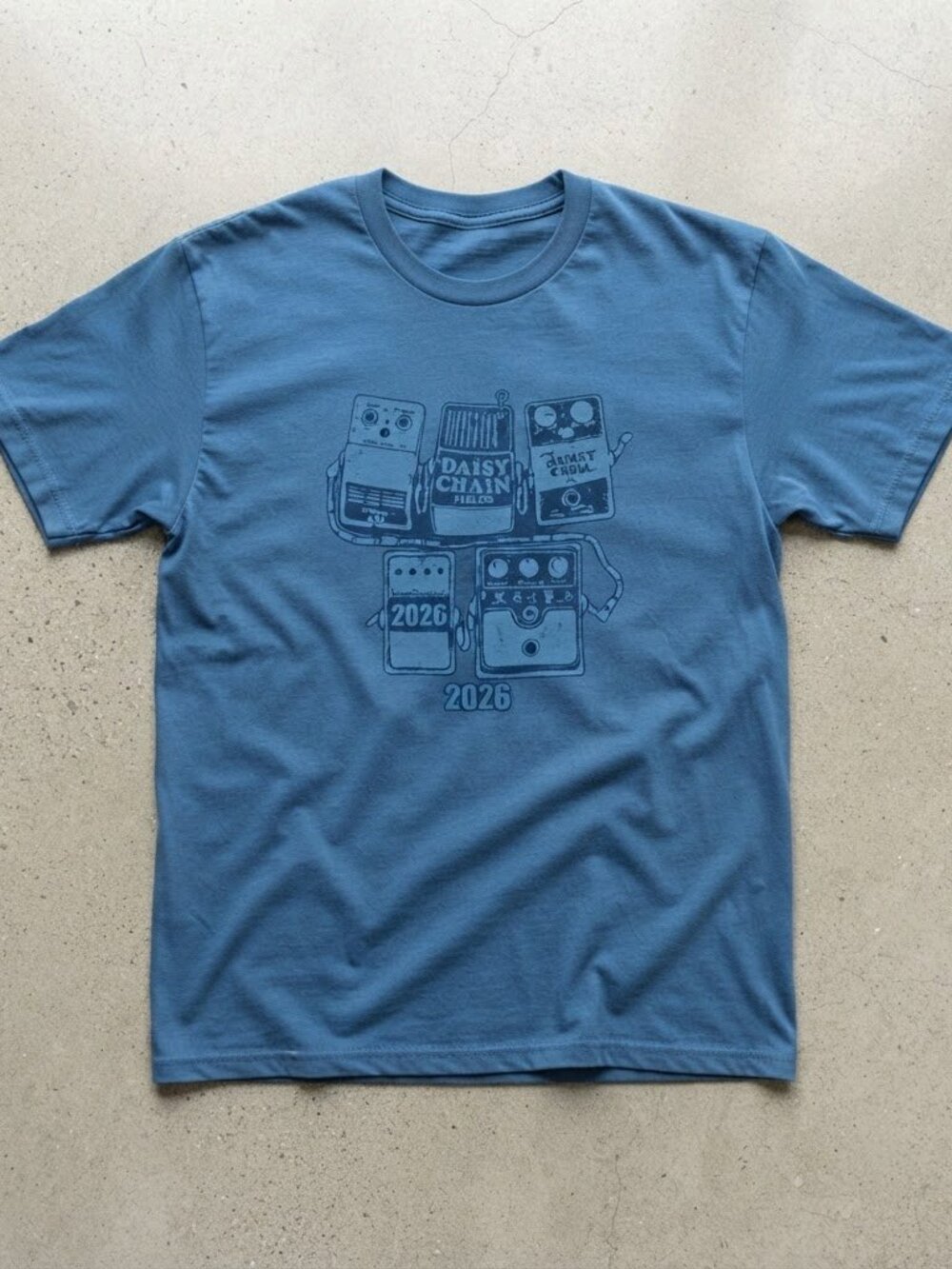 Olivia Rodrigo Daisy Chain Fields Festival Irvine CA 2026 Blue T-Shirt S-4XL